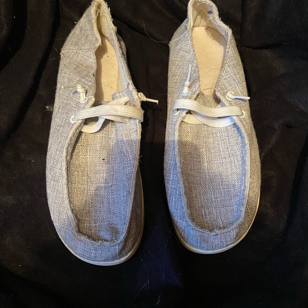 Casual Gray Slip-On Shoes